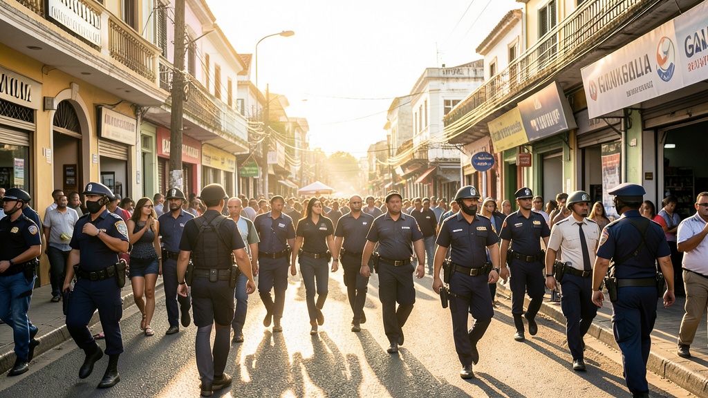 Gobernación y Policía refuerzan seguridad en el Casco Comercial con 400 uniformados
