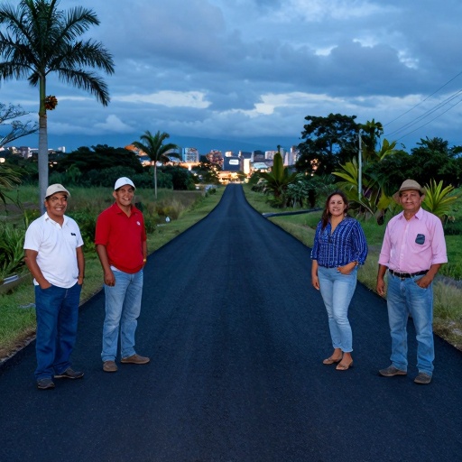 Mejoramiento de caminos vecinales beneficia a agricultores de San Juan en Yaguachi