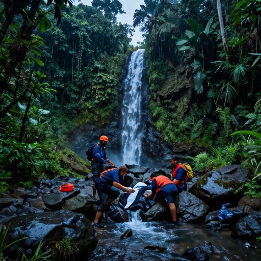 Localizan el cuerpo sin vida de un joven desaparecido en cascada de Tena