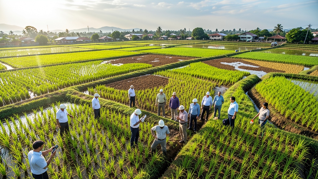 Plaga sogata avanza en arrozales de Guayas y Los Ríos; el Estado activa operativos