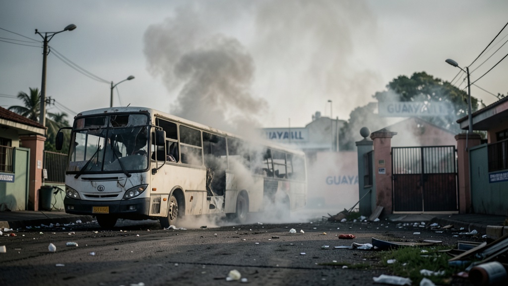 Fiscalía investiga explosión de vehículo frente a Cárcel Regional Guayas