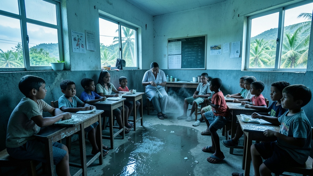 35 niños resultaron afectados por químicos en escuela de Balzar