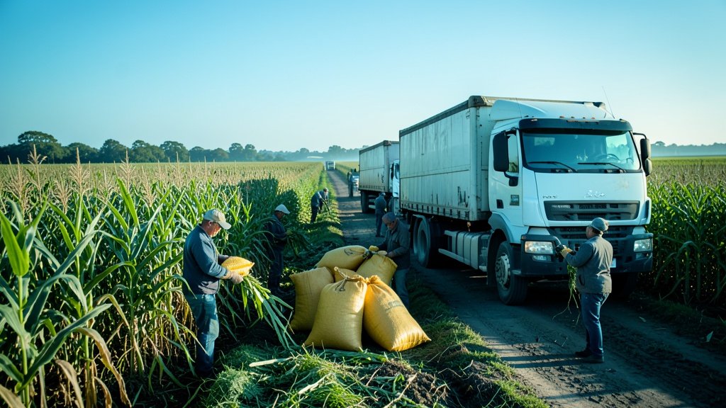 Productoras de Balzar inician primera venta directa de maíz a Pronaca con apoyo del MAGP