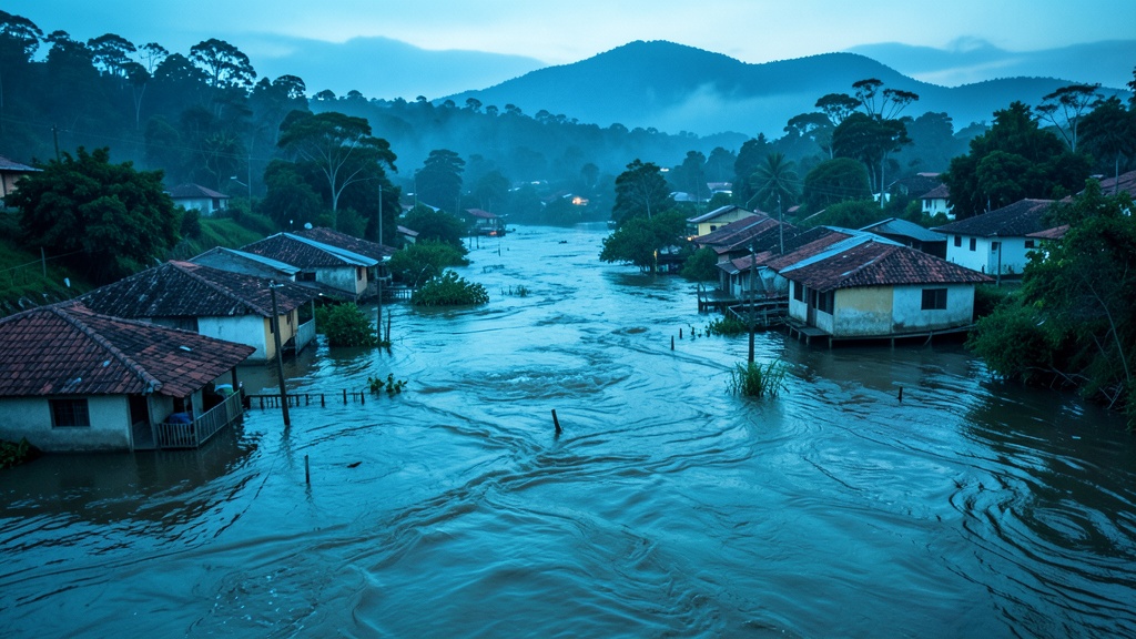 Inundaciones en Balzar: 70 viviendas afectadas por crecida del Chicompe y Montañuela