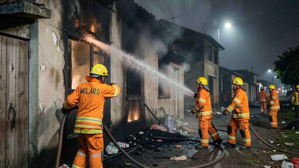 Bomberos de Milaro controlan incendio en Cdla. Bellavista tras reporte de llamas