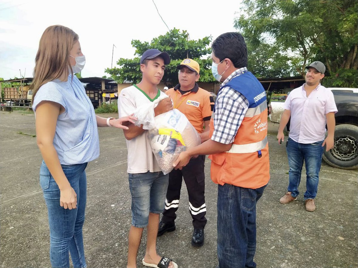 Asistencia humanitaria llegó a 70 familias afectadas por inundación en La Carlota