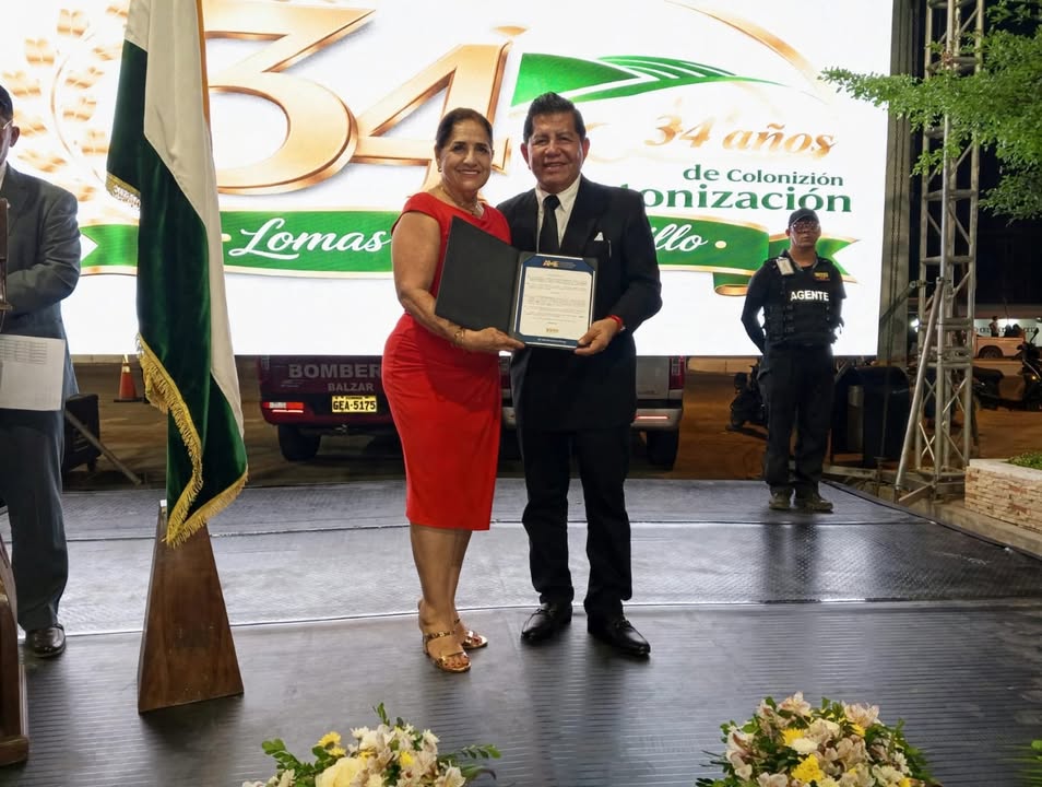 Balzar celebra los 34 años de cantonización de Lomas de Sargentillo con actos oficiales