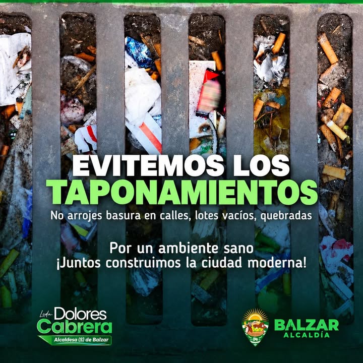 Balzar advierte sobre riesgo de inundaciones y taponamientos en calles