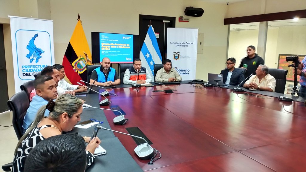 Simulación provincial de Guayas ante sismos se realizó en la sala AHORA