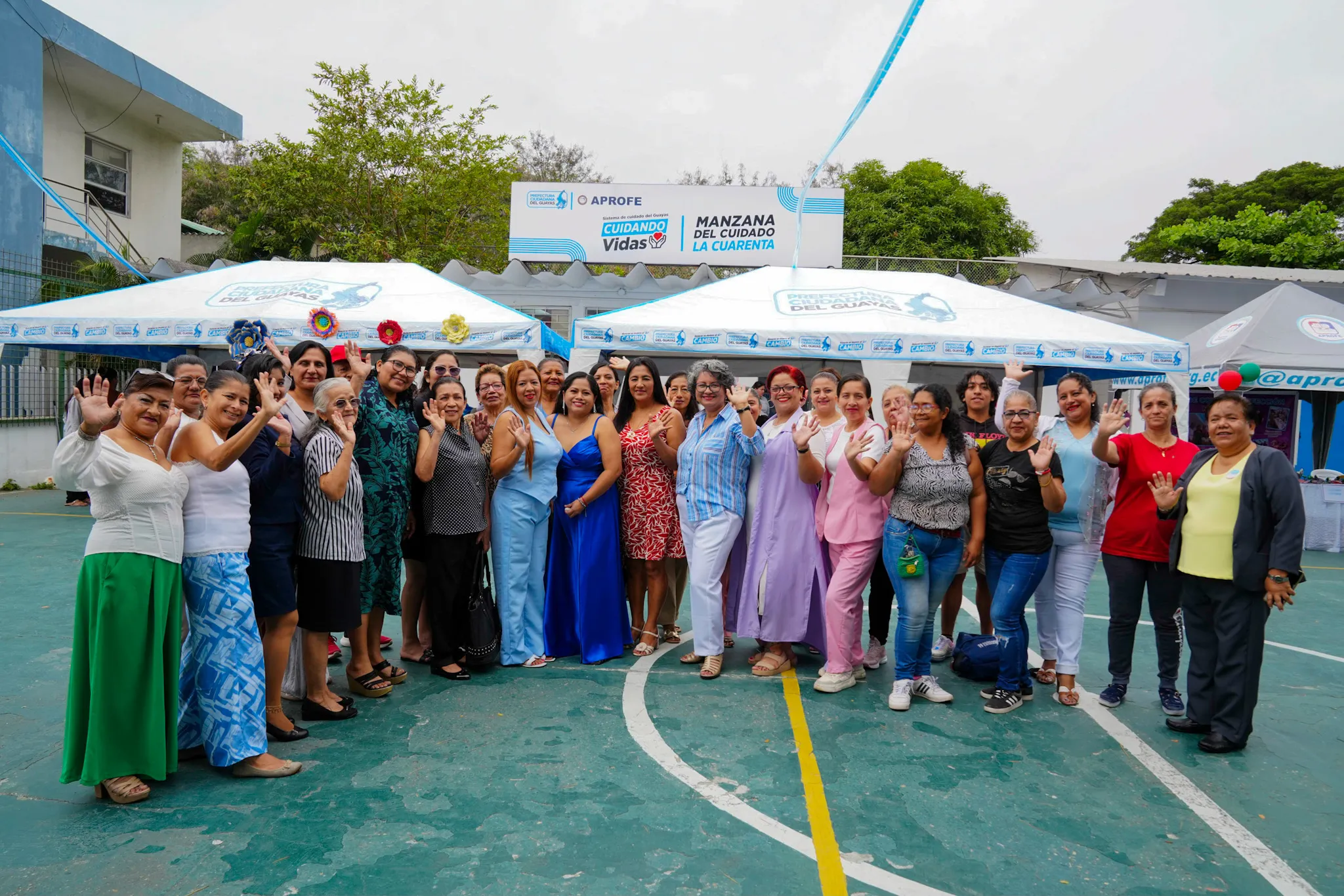 La Manzana La Cuarenta cumple un año con 33 mil servicios para cuidadoras en Febres Cordero