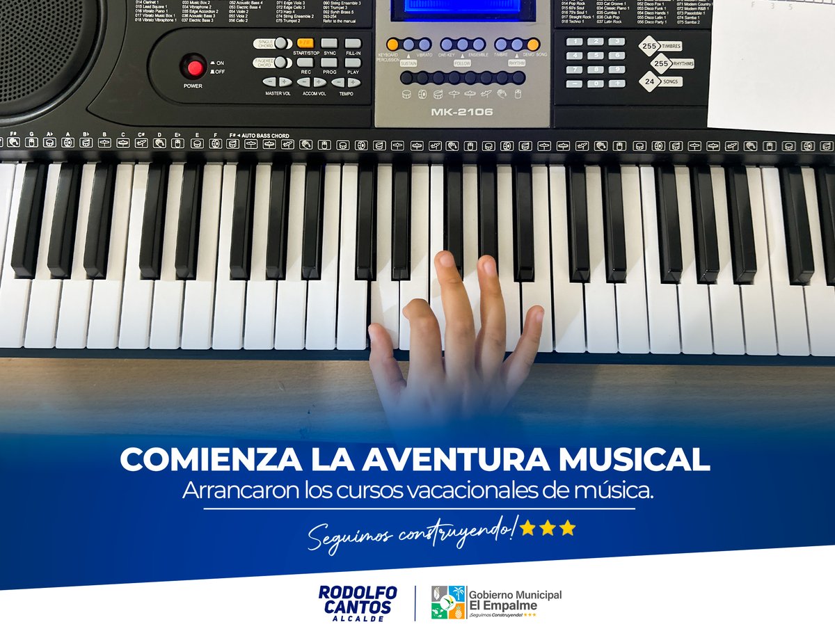 Curso vacacional de música inicia en El Empalme para niños y jóvenes