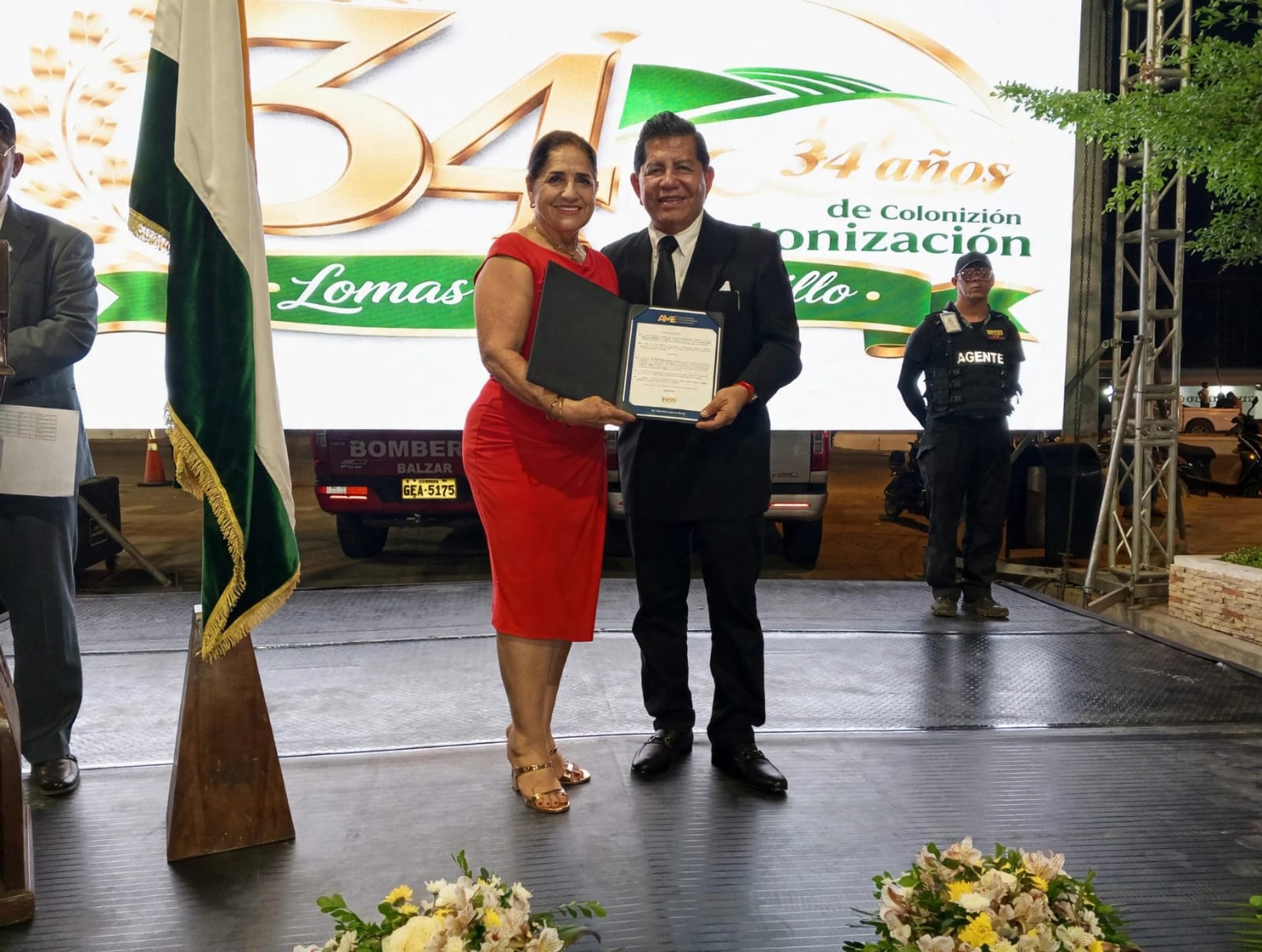 Balzar celebra la cantonización de Lomas de Sargentillo con reconocimiento institucional